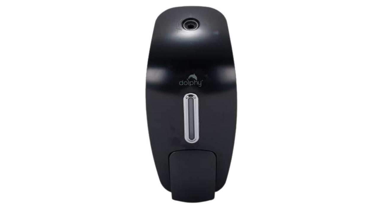 Dolphy 800ml Plaza Manual Soap Sanitiser Dispenser - Black