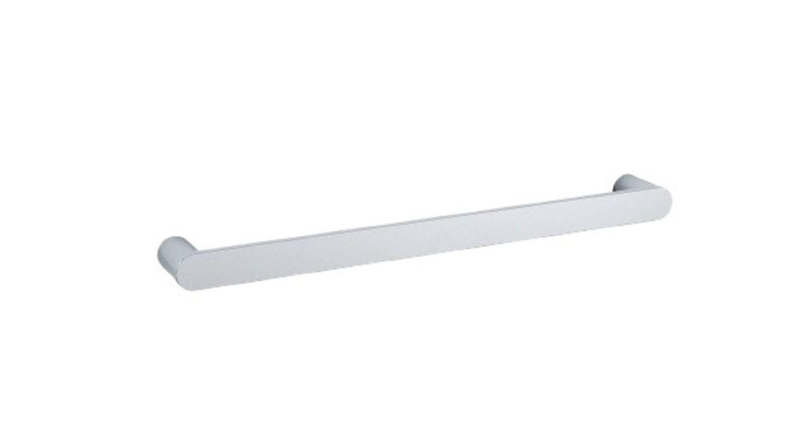 Thermogroup Thermorail Flat Pill Single Bar Polished Heated Rail - Stainless Steel 