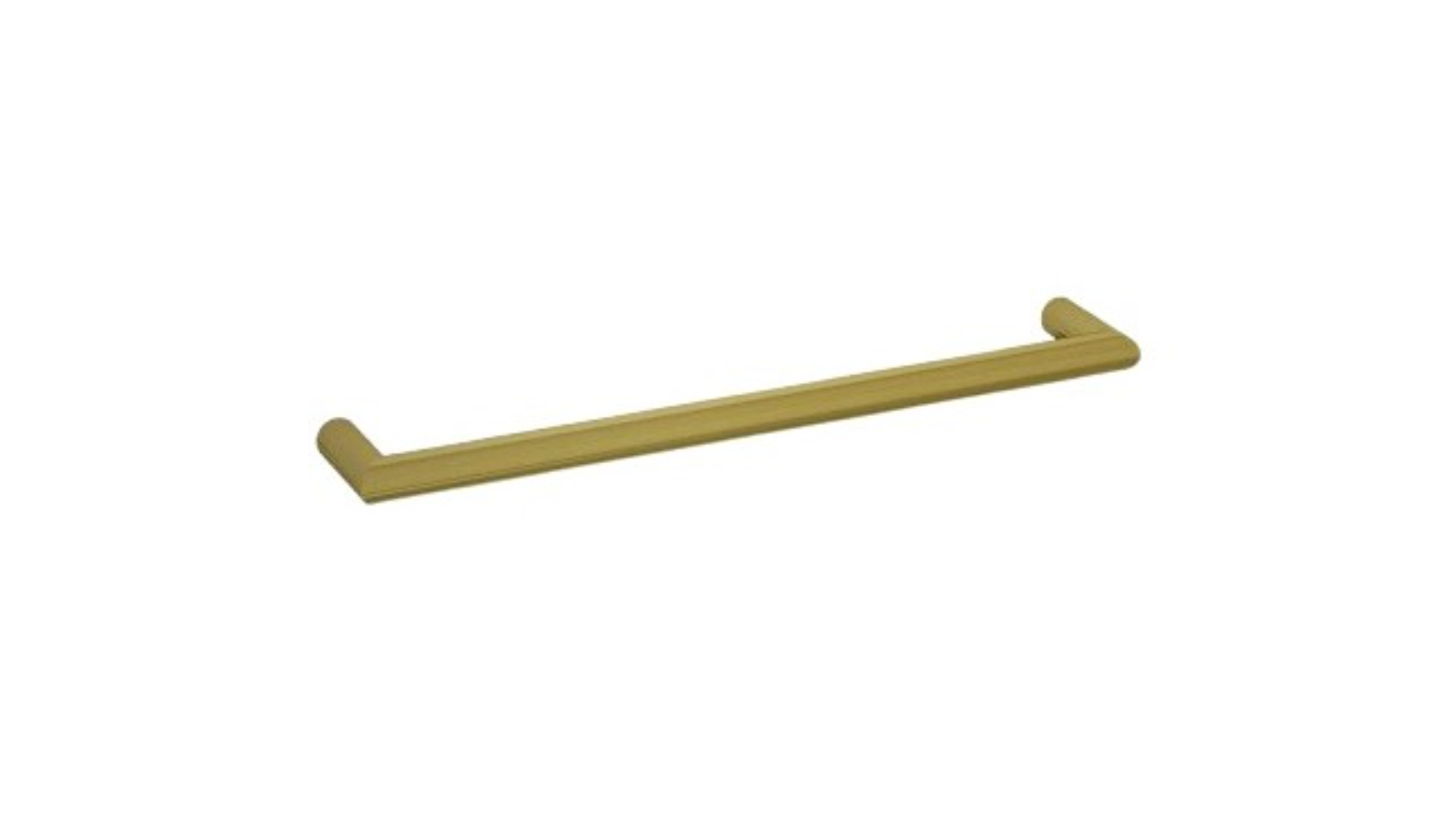 Thermogroup Thermorail 600mm Round Single Bar Heated Towel Rail - Brushed Gold