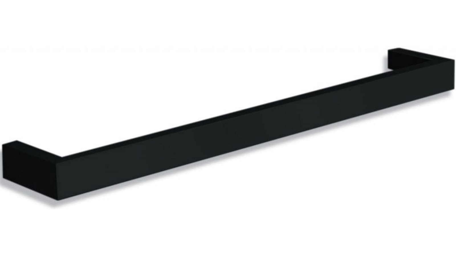 Thermogroup Thermorail DSS6B Square Single Bar Heated Towel Rail - Matte Black