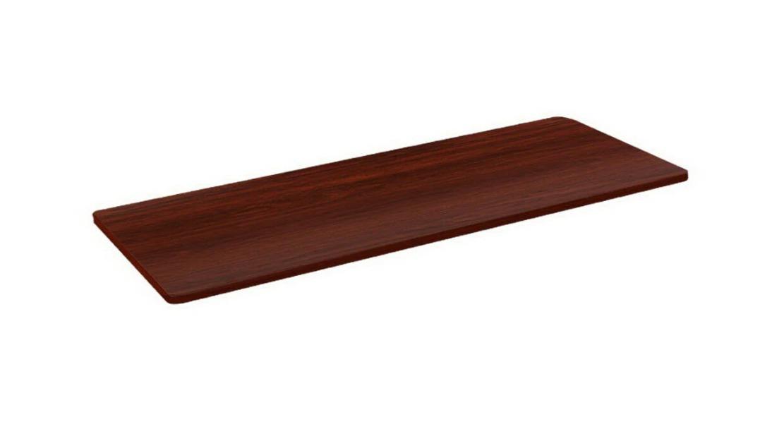 GKU 1.4metre Wood Desktop - Mahogany