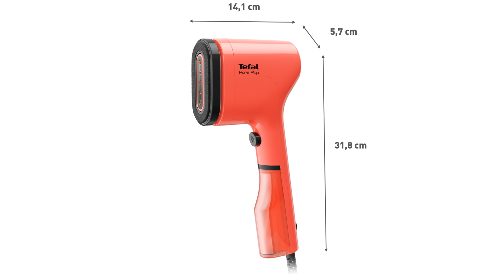 Tefal Pure Pop Garment Steamer Watermelon Harvey Norman