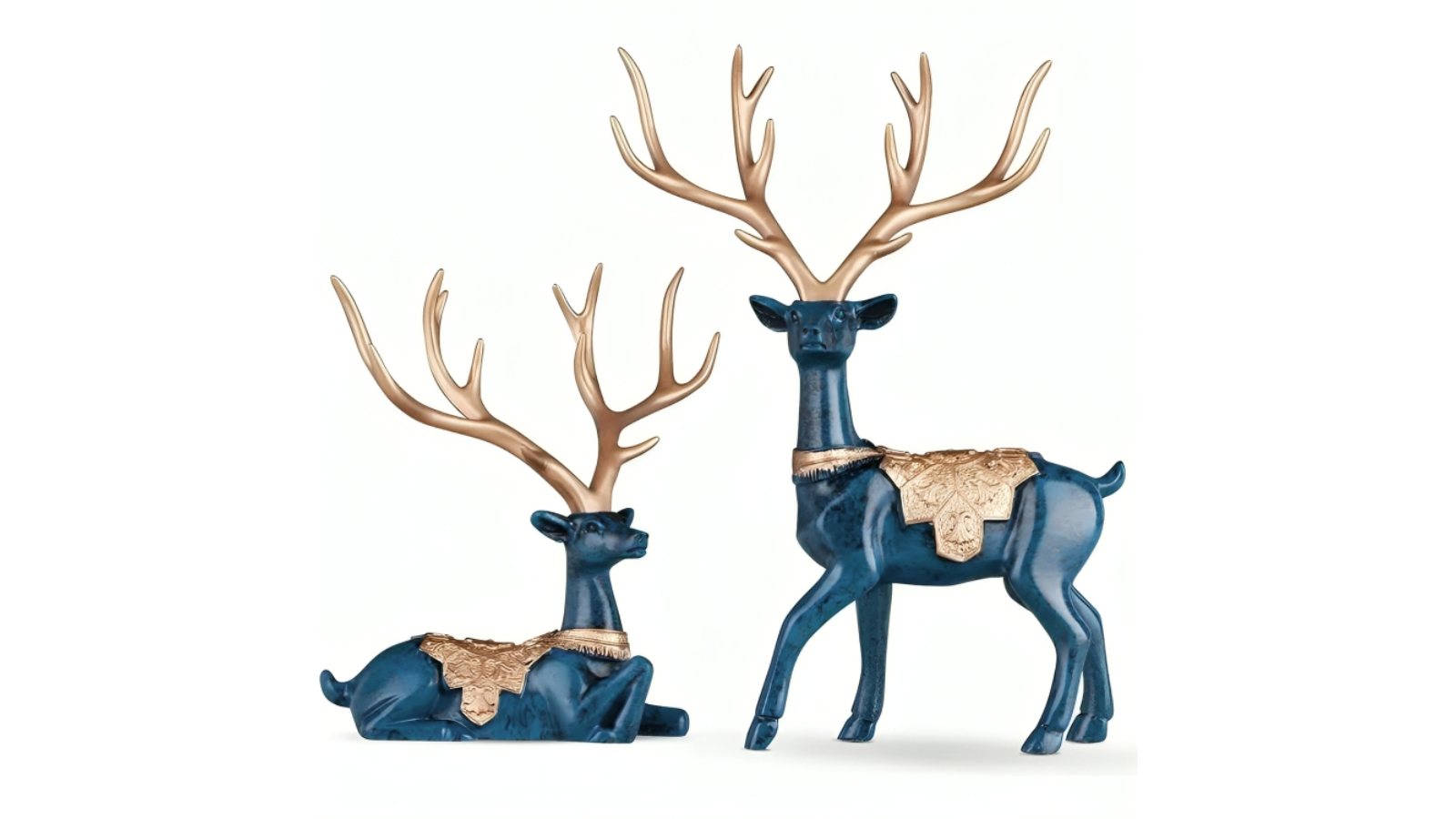TM Winter Wonderland Wonders 2 Festive Reindeer Figurine