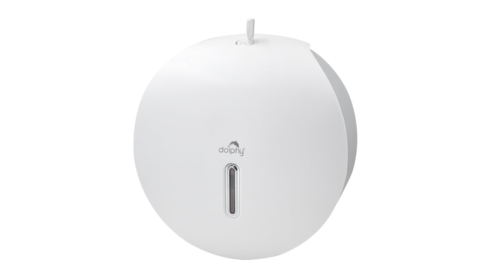 Dolphy Plaza Jumbo Toilet Roll Dispenser - White