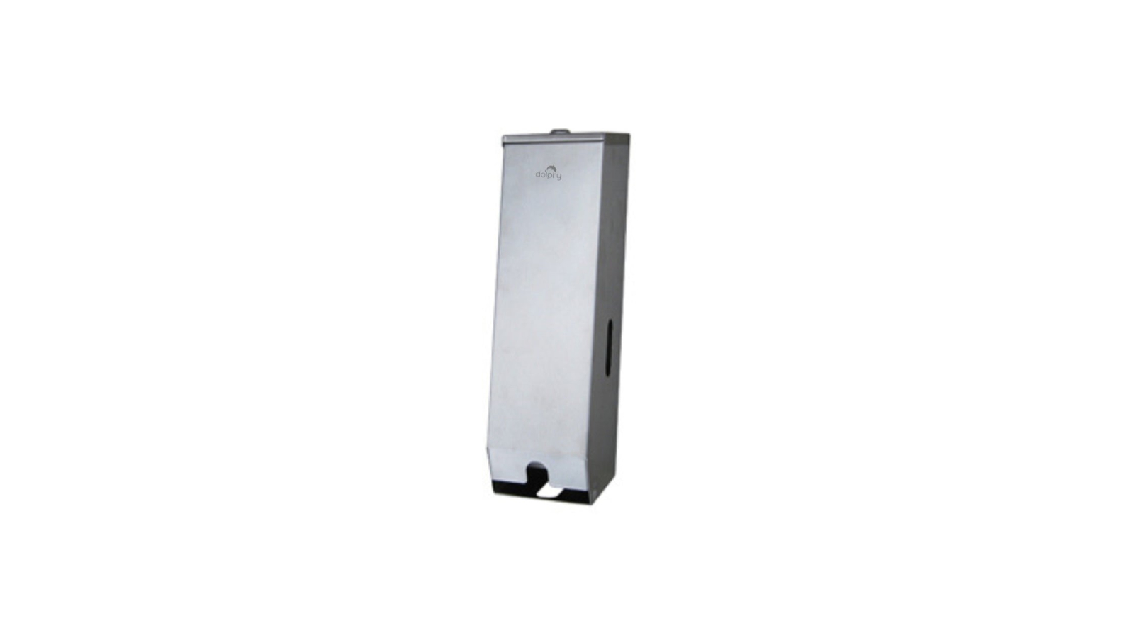 Dolphy Double Toilet Roll Dispenser - Silver
