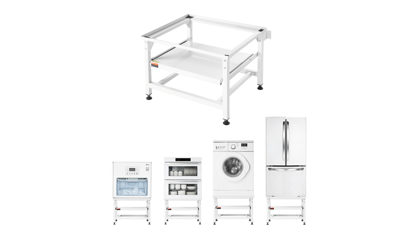 Vevor Laundry Pedestal Stand with Pull-Out Tray - 41cm