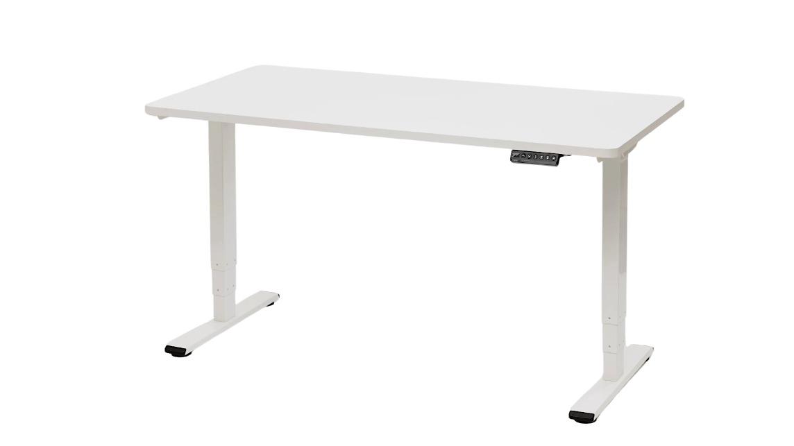 GKU 1.4metre ProLift V2 Electric Standing Desk - White/White