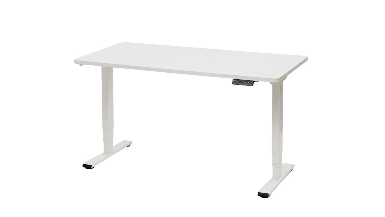 GKU 1.6metre ProLift V2 Electric Standing Desk - White/White