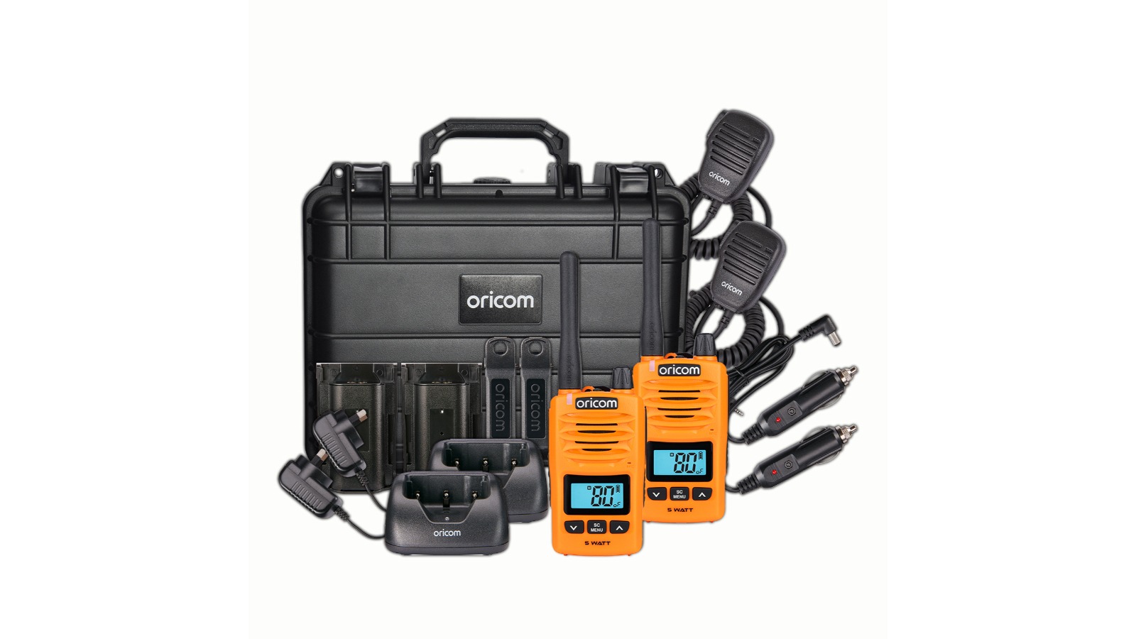 Oricom DTXTP600OR IP67 Handheld UHF CB Radio - Orange