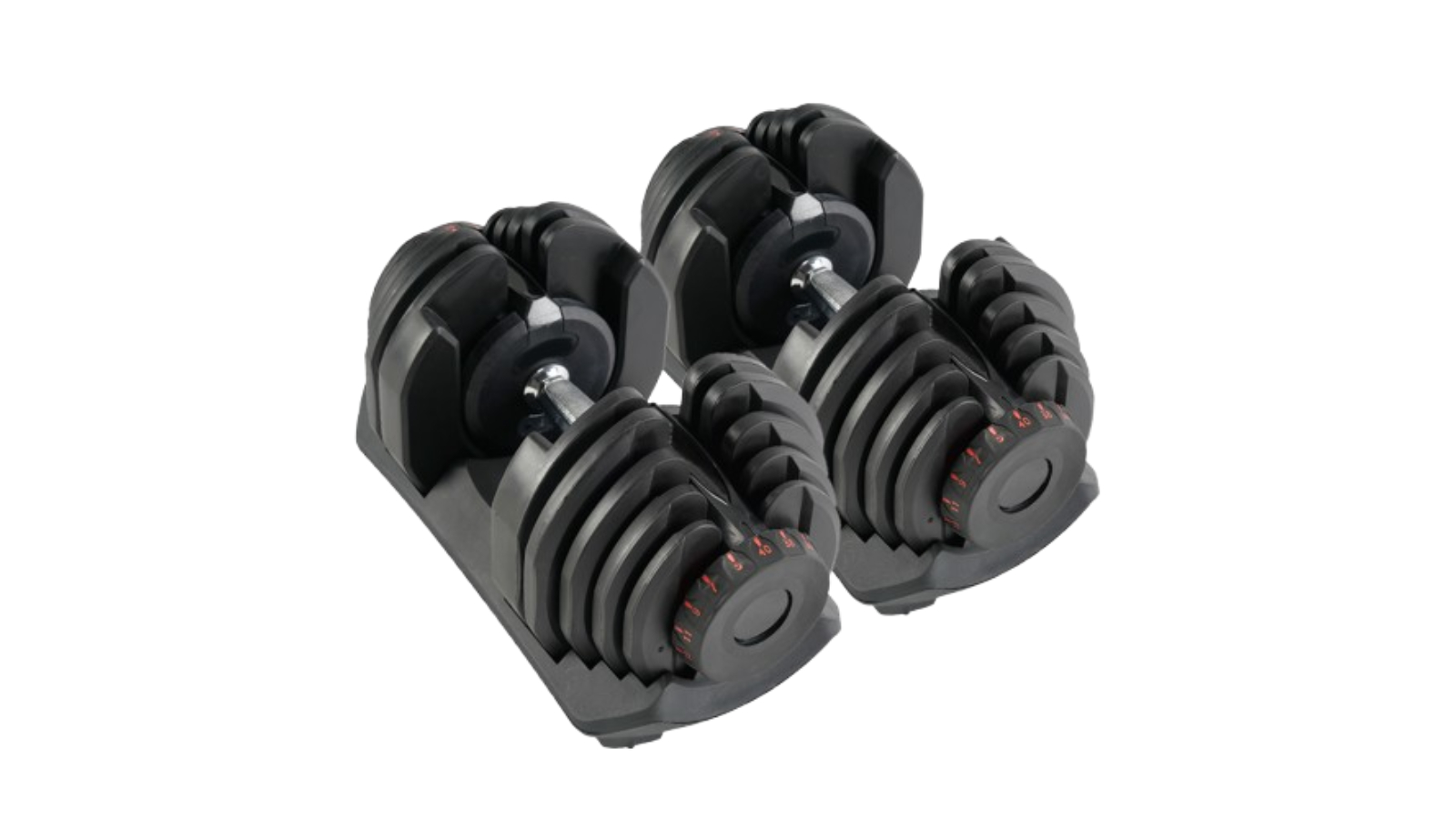 FitnessLAB 2 x 40kg Adjustable Dumbbell Set