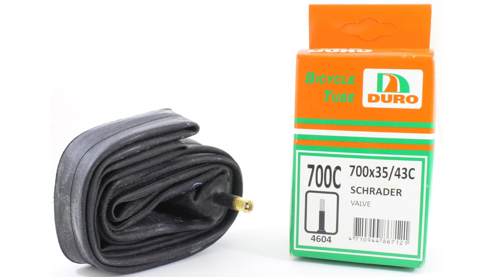 Duro Bicycle Tyre Tube for 700c Bike Tyres Size 700 x 35/43C Schrader Valve
