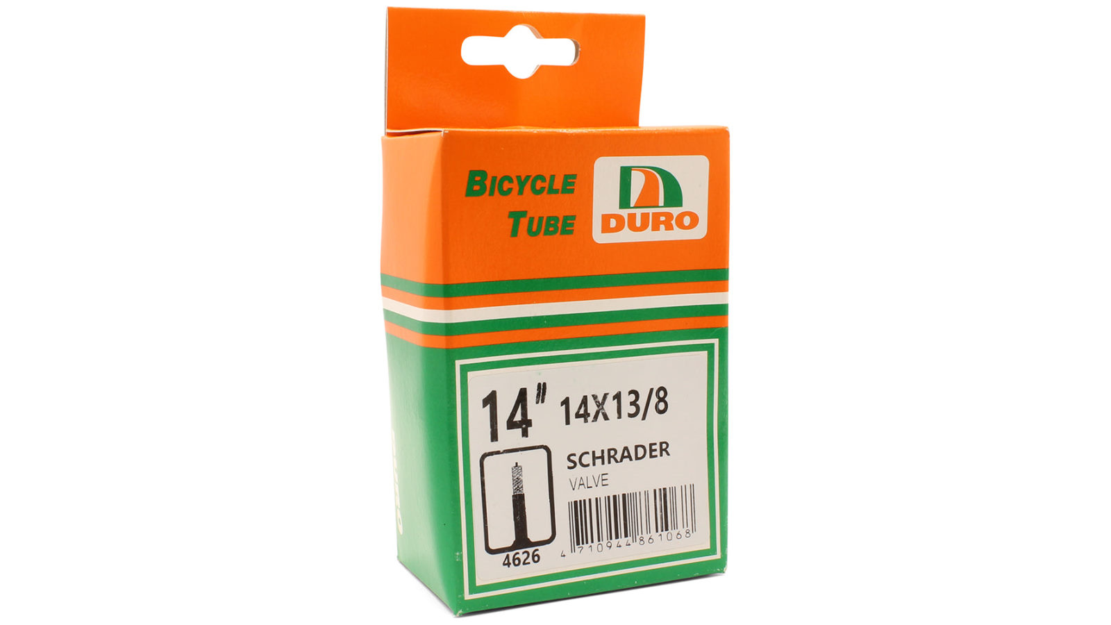 Duro 14 x 1 3/8 Bicycle Tyre Tube for 14-Inch Kids Bikes Schrader Valve