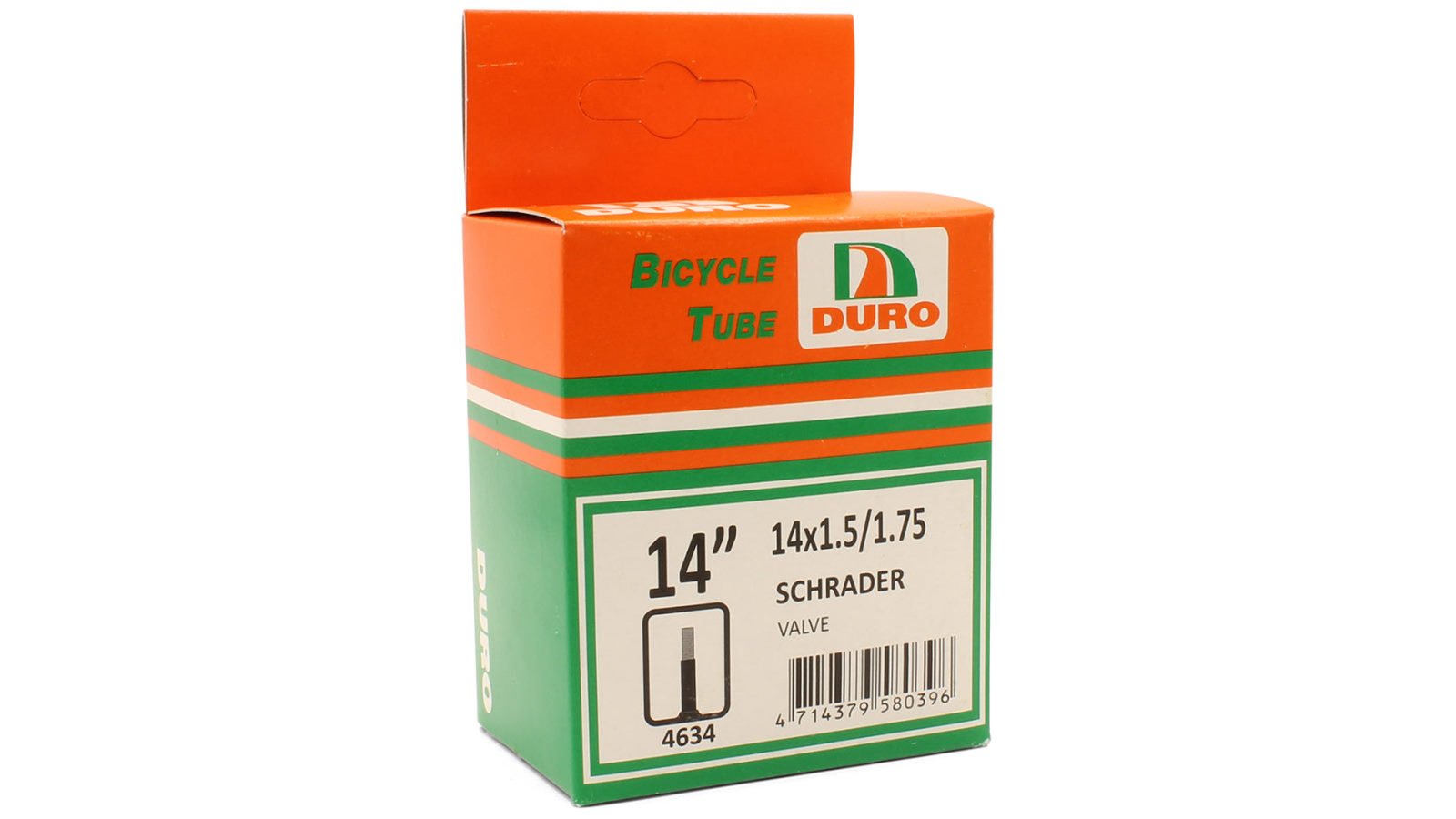 Duro 14 x 1.5/1.75 Bicycle Tyre Tube for 14-Inch Kids Bikes Schrader Valve