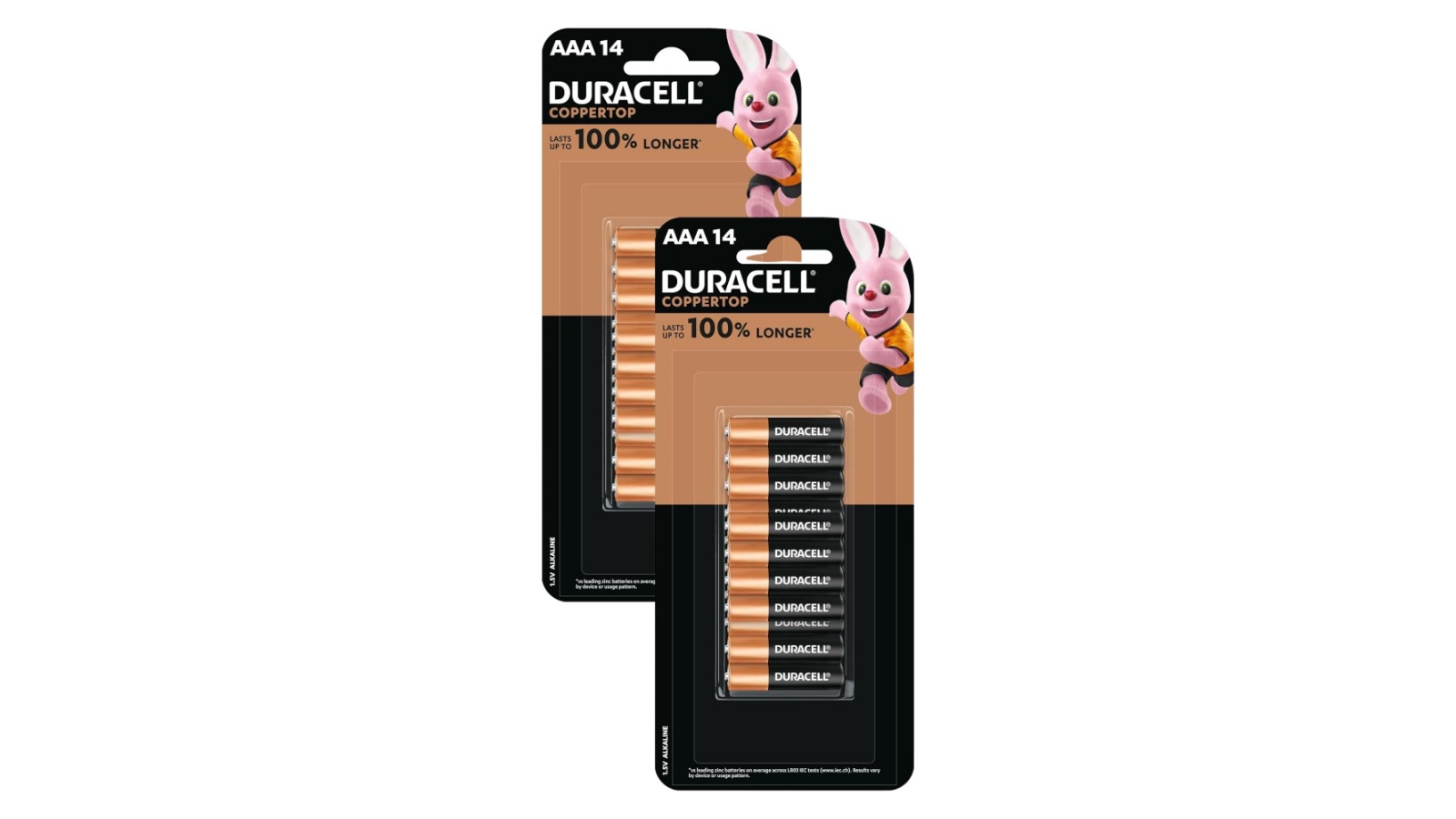 Duracell 2 Pack AAA Batteries - 14 Pieces