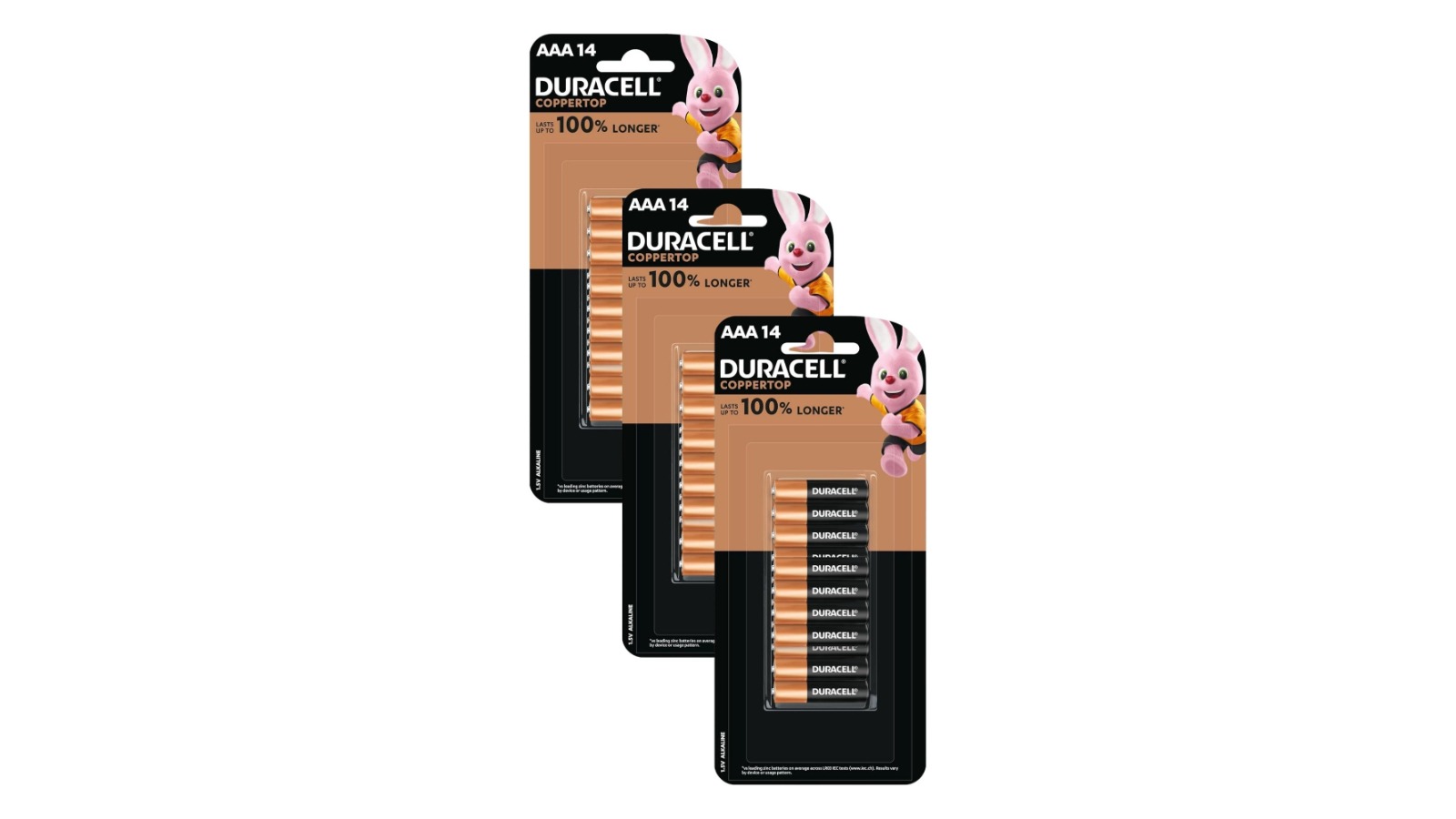 Duracell 3 x 14 Pack AAA Batteries