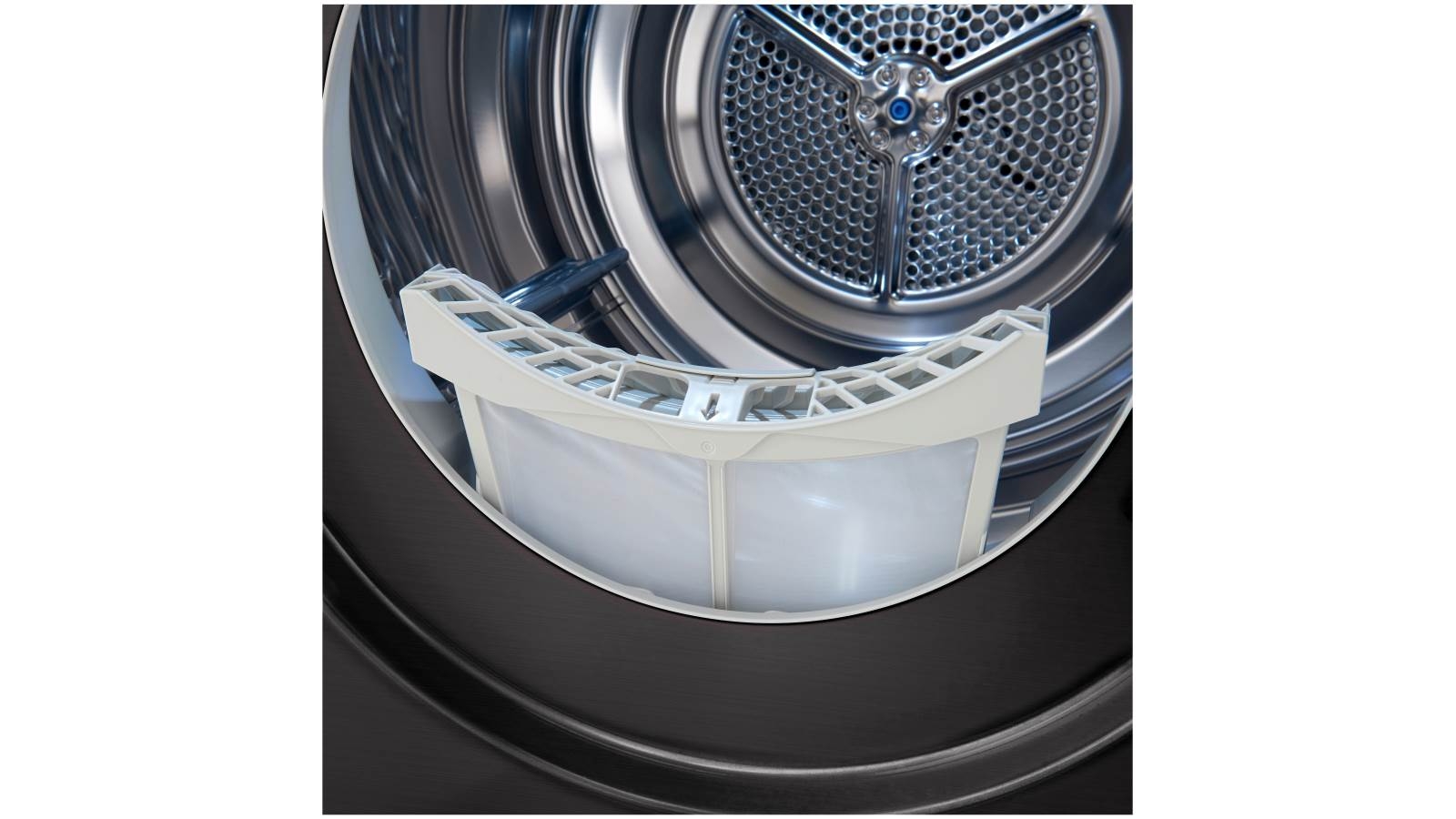 LG 8kg Heat Pump Condenser Dryer Black Harvey Norman