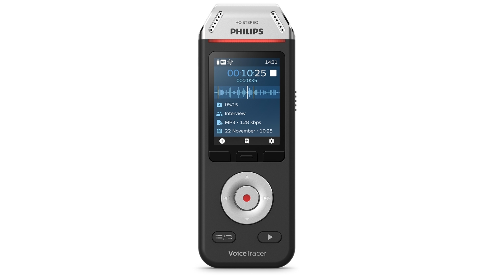 Philips VoiceTracer 2110 8GB Audio Recorder Harvey Norman