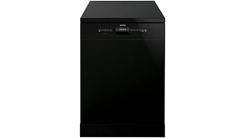 Smeg 60cm 14 Place Setting Freestanding Dishwasher Black
