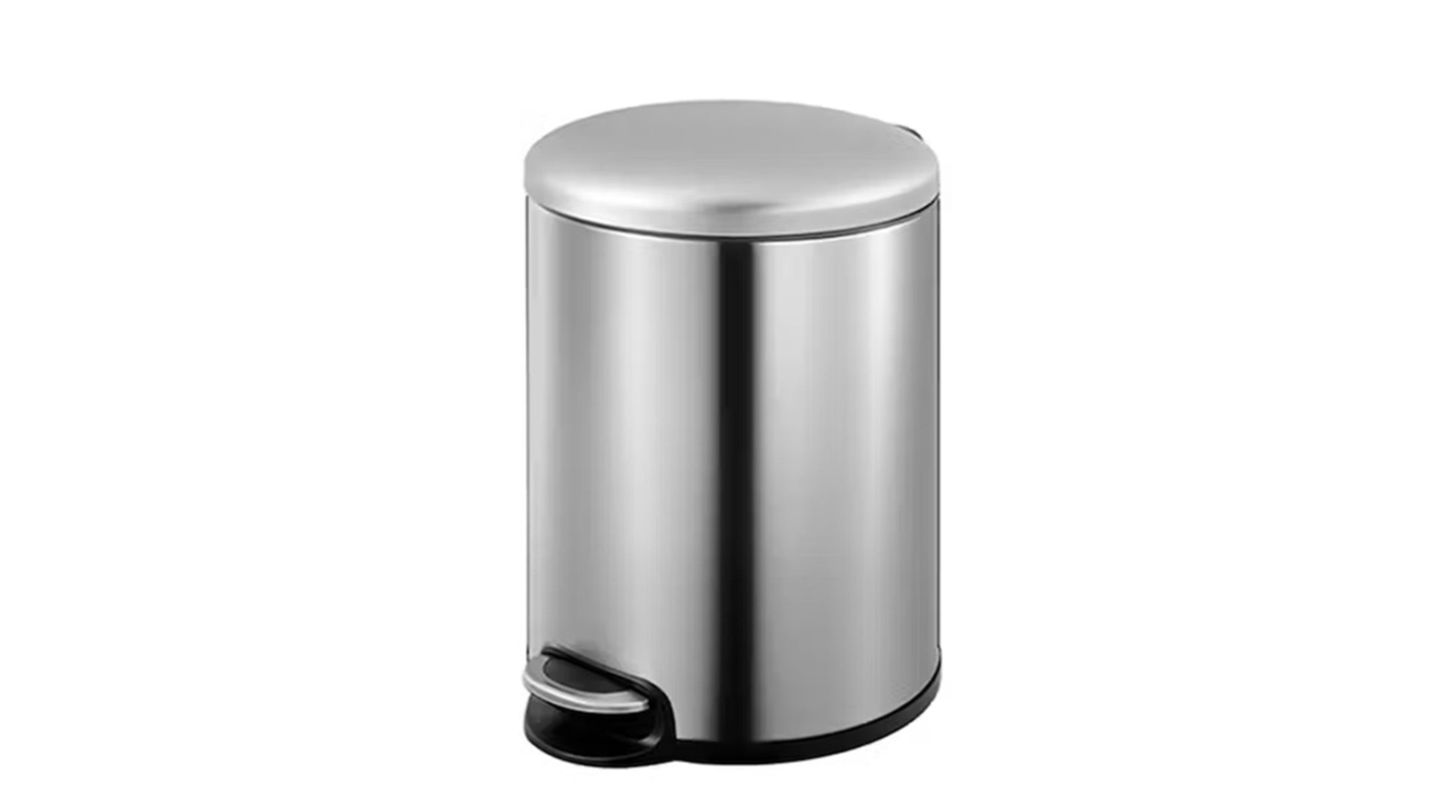 Dolphy Stainless Steel Round Pedal Bin - 3L