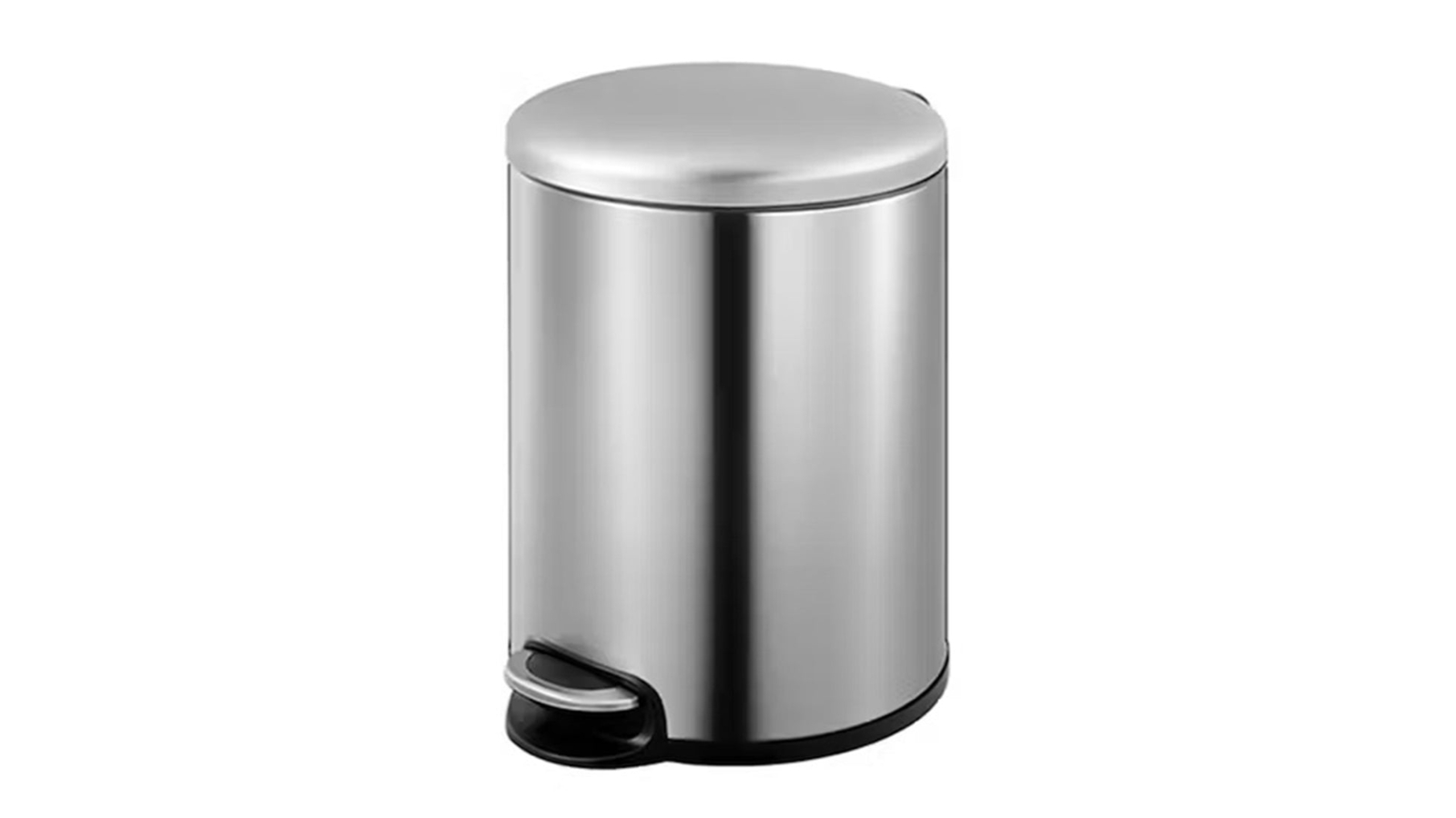 Dolphy Stainless Steel Round Pedal Bin - 5L