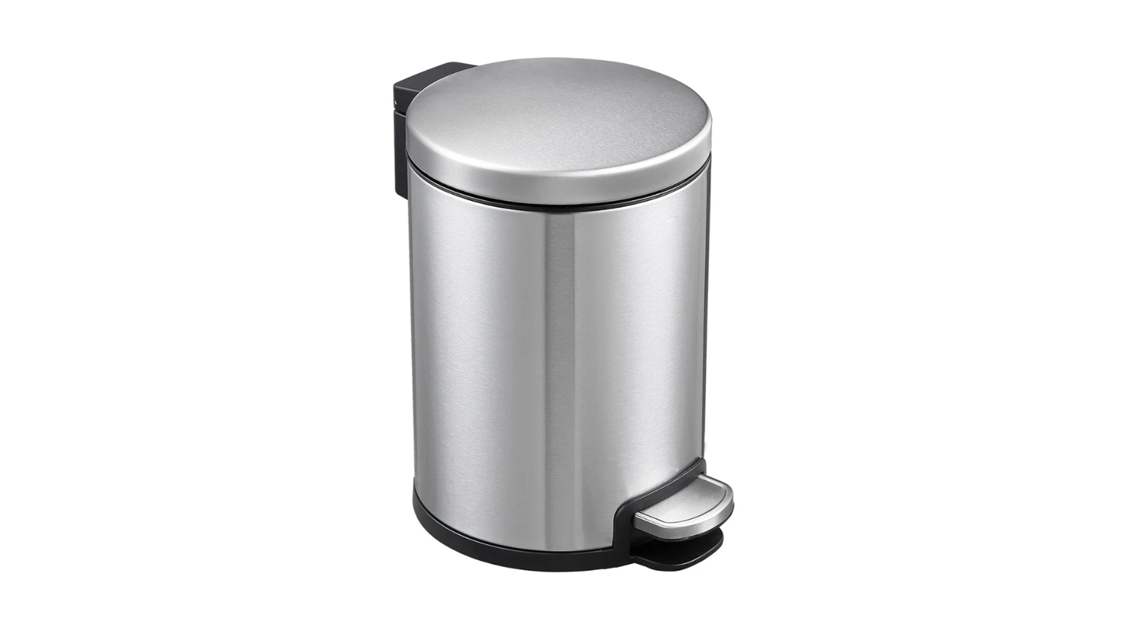 Dolphy Round Stainless Steel Pedal Bin - 3L