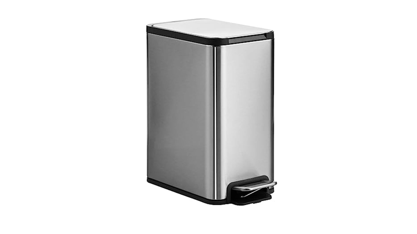 Dolphy Indoor Trash Can with Foot Pedal - 8L