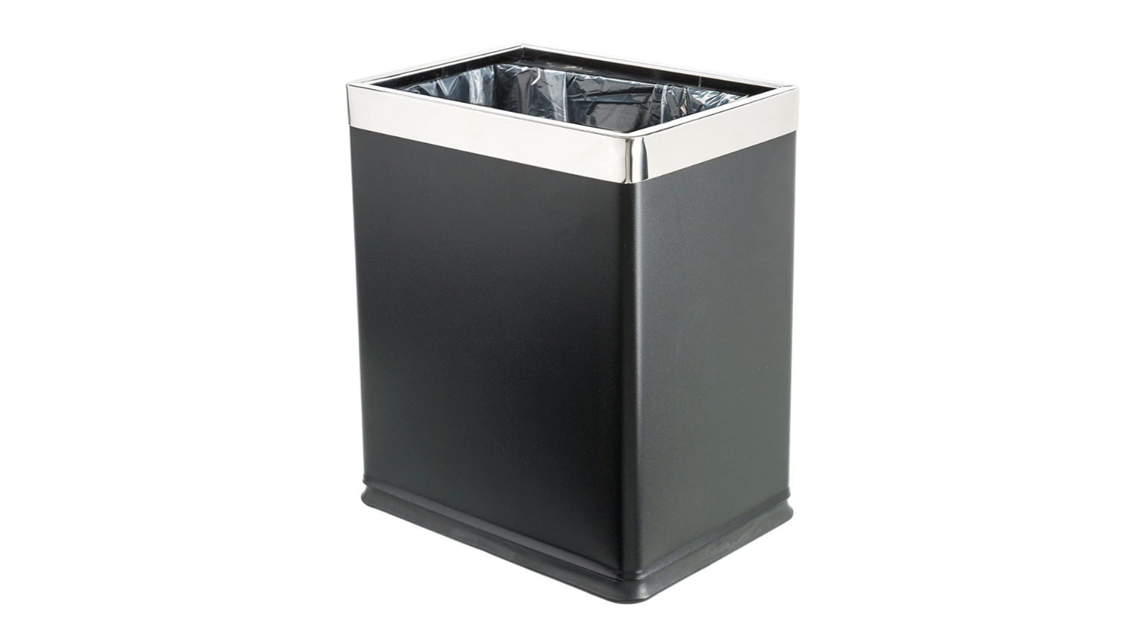 Dolphy 10Litre Stainless Steel Dustbin - Black