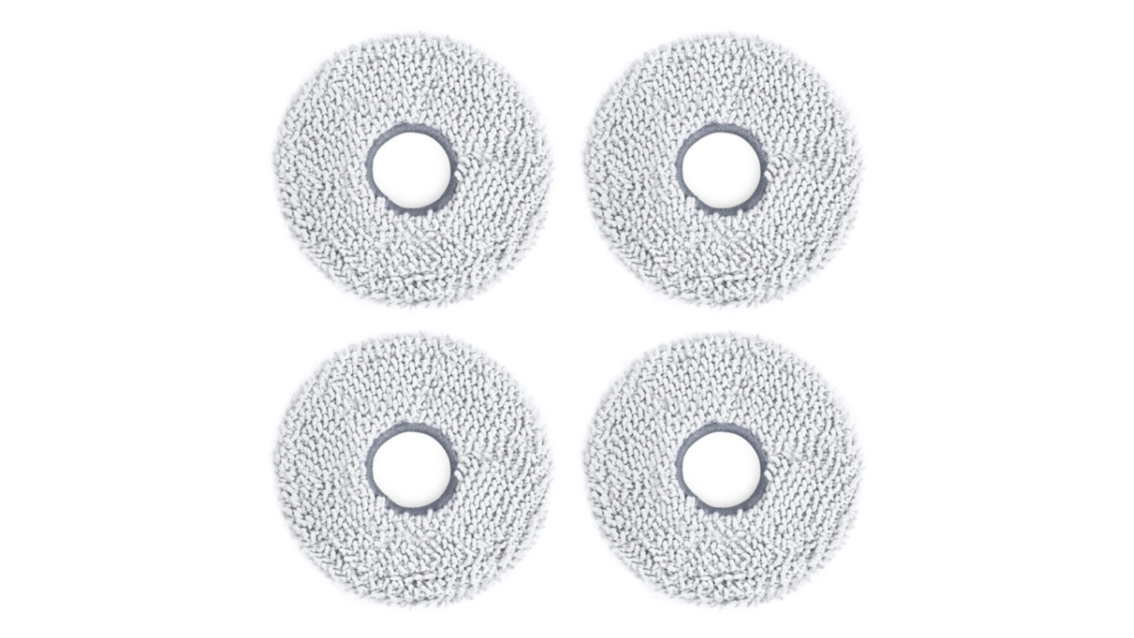 Ecovacs 4 Piece Washable Mopping Pad for T50 & X8 - White