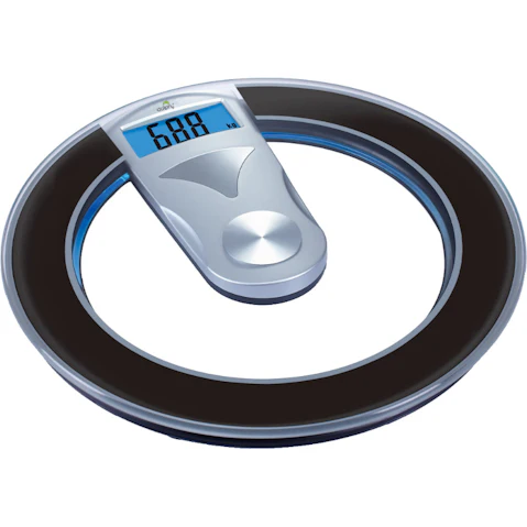 Dolphy Transparent Tempered Glass Display Digital Weight Scale
