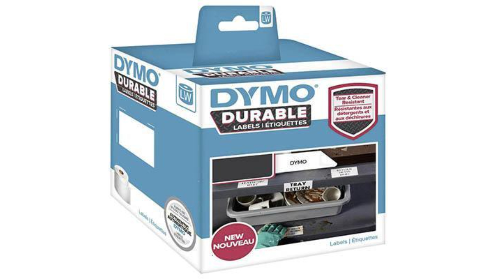 Dymo 5.9 x 10.2cm LabelWriter Durable Label - Black on White