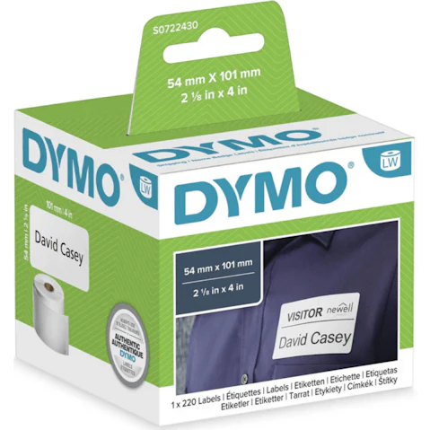 Dymo 99014 5.4 x 10.1cm LW Shipping Label - White