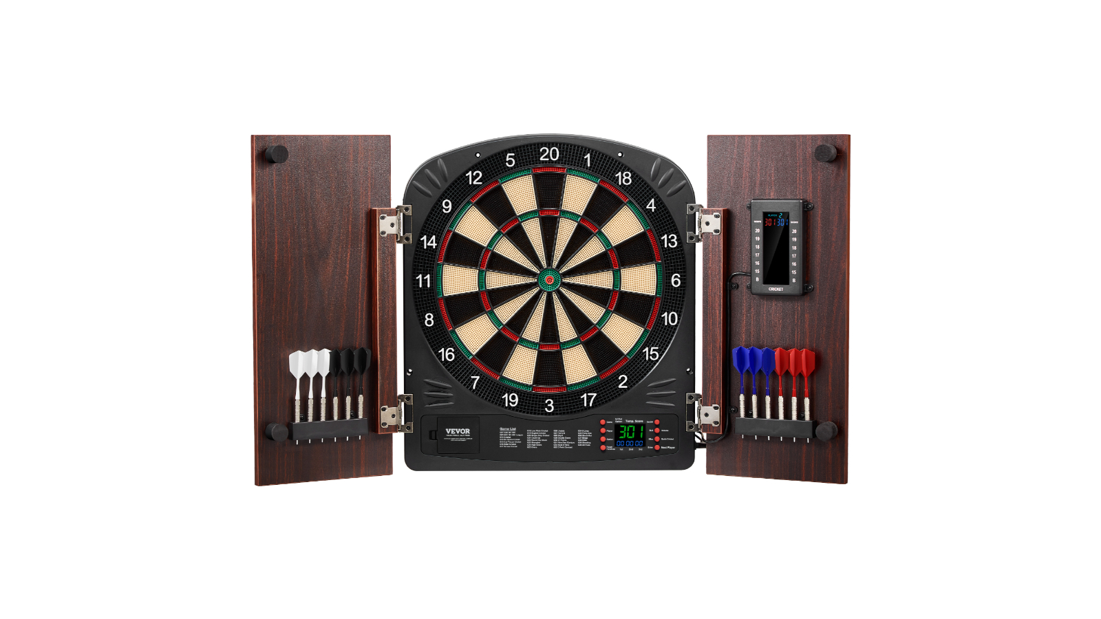 Vevor Easy Assembly Dartboard and Cabinet with All Accessory