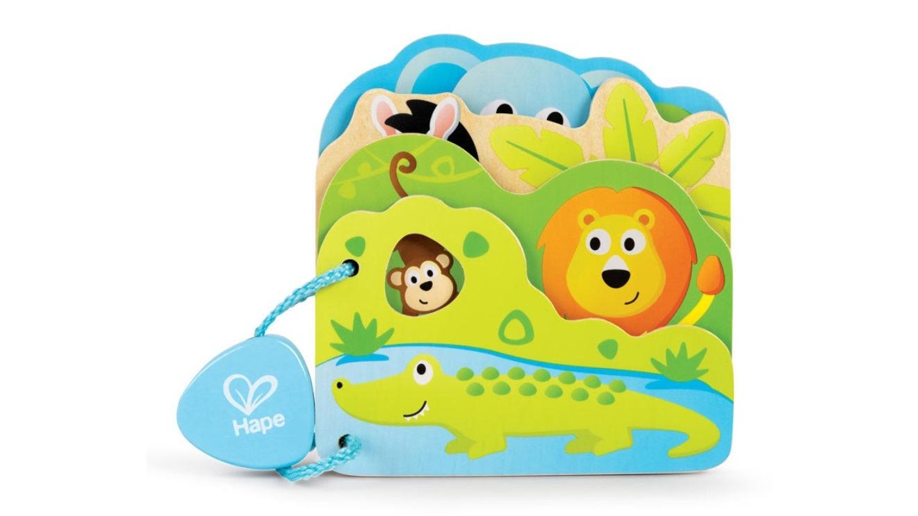 Hape Babys Wild Animal Book