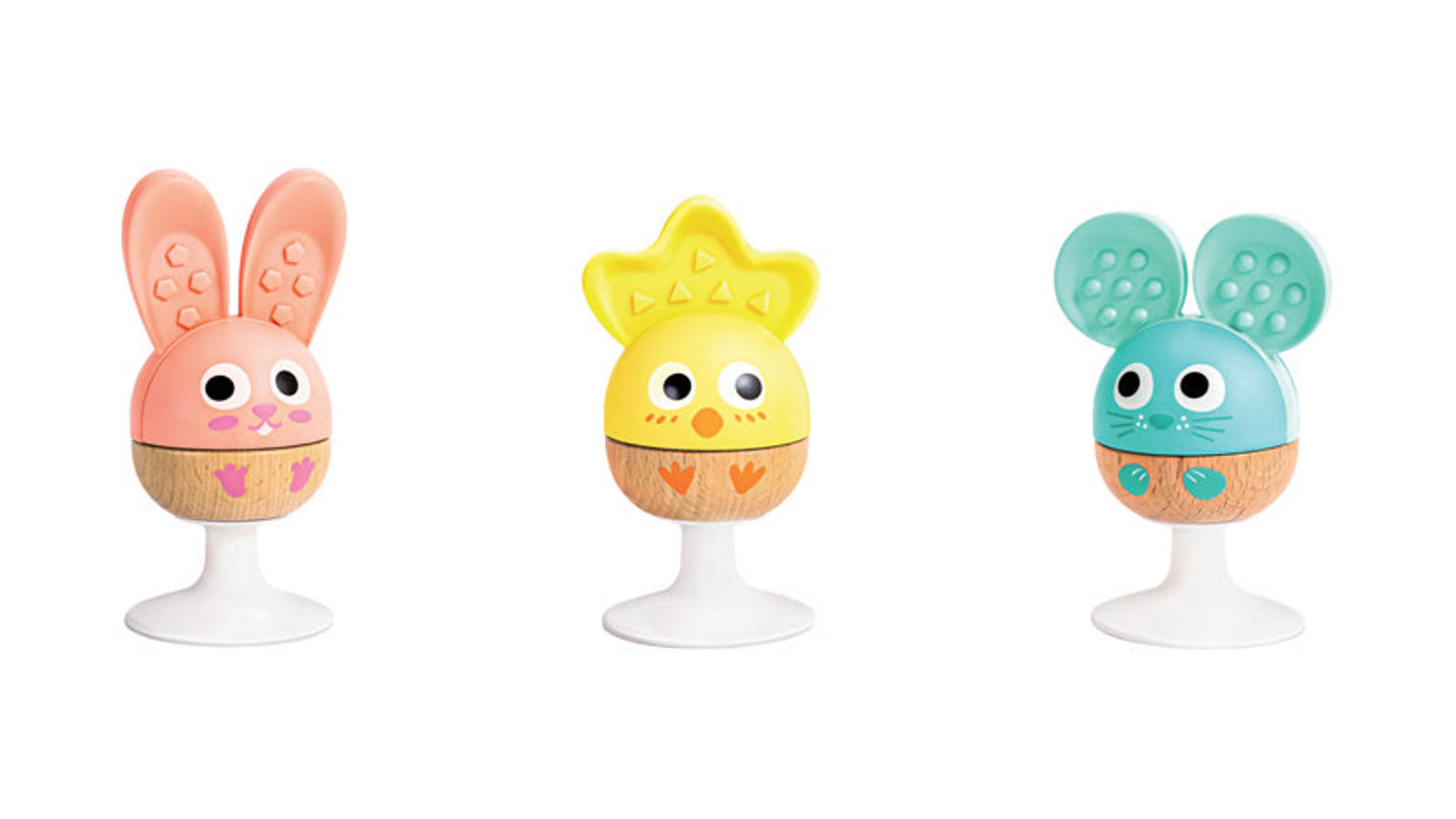Hape Cheery Critter Rattle Trio