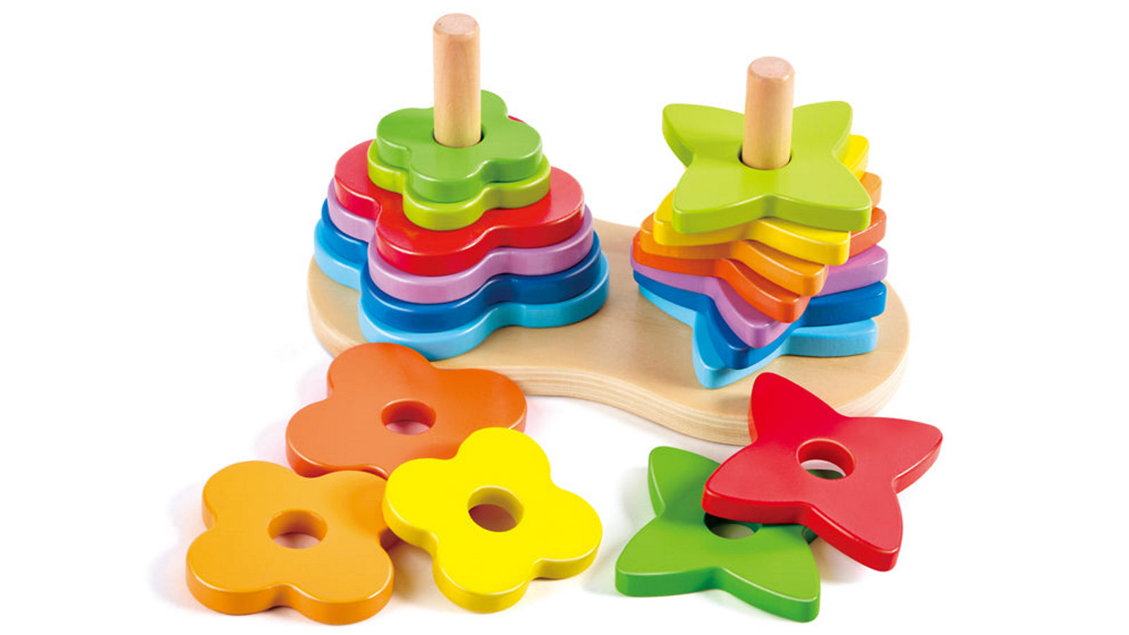 Hape Double Rainbow Stacker
