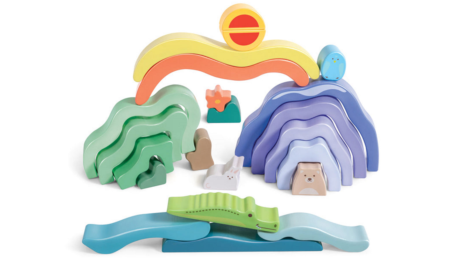 Hape Nature Scene Stacking Blocks