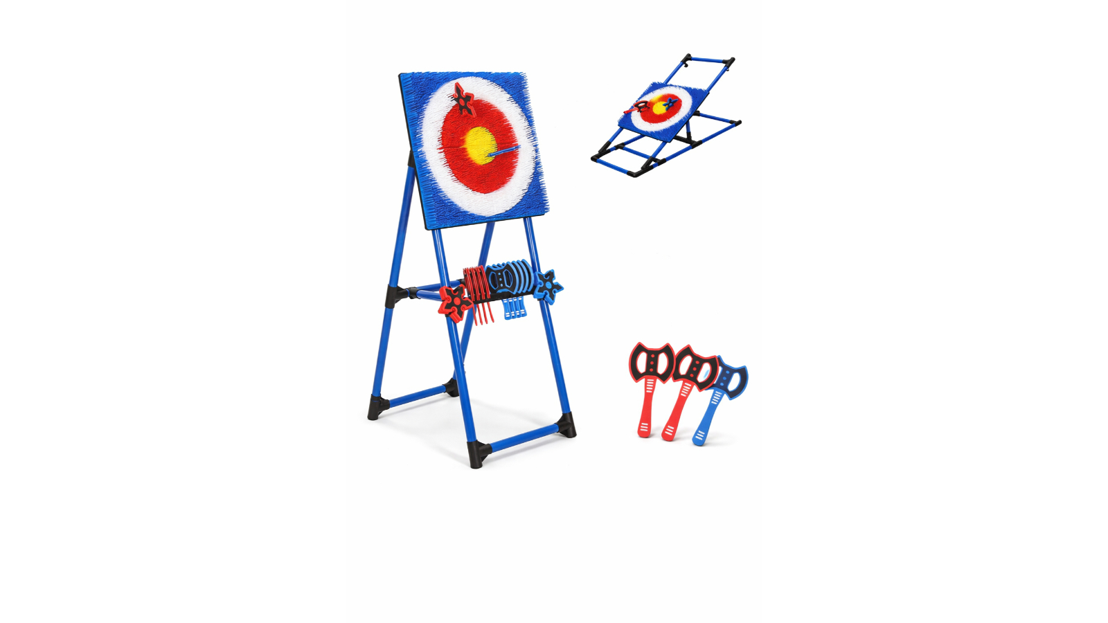 YS Axe Throwing Bristle Target Set for Backyard Game