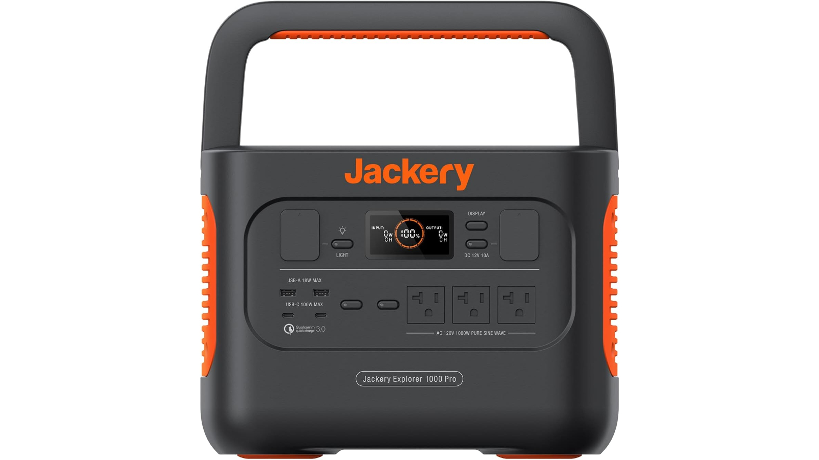 Jackery Explorer 1000 Pro Portable Power Station - Black