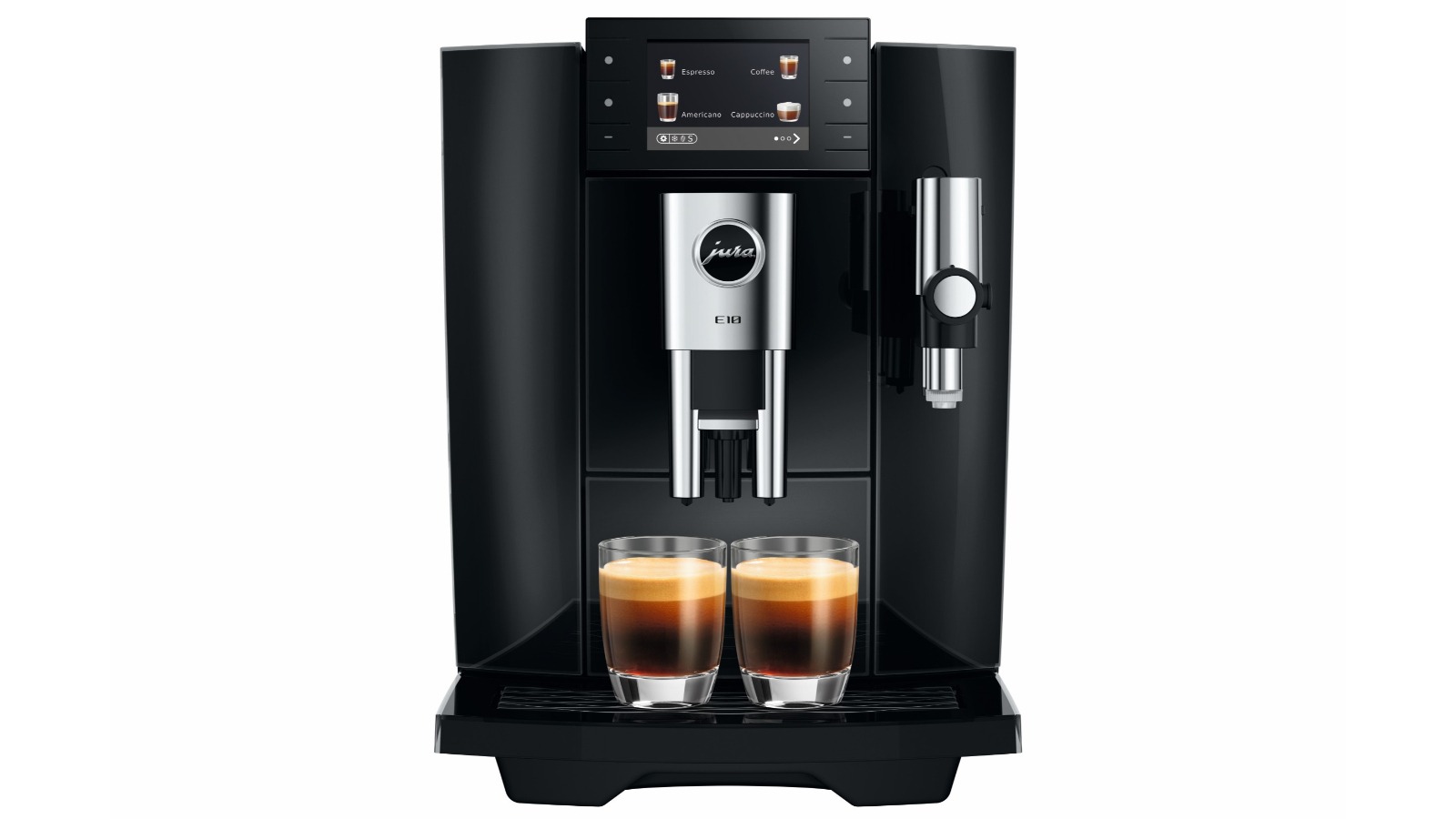 Jura E10 Automatic Coffee Machine - Diamond Black