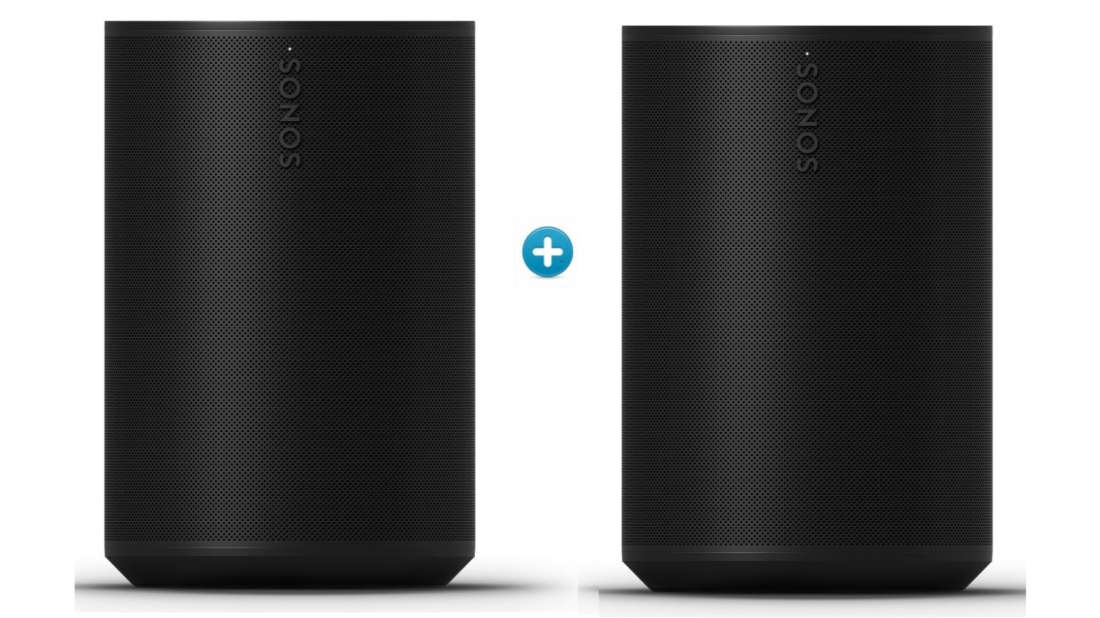 Sonos Era 100 Smart Speaker Pair Black Harvey Norman - Main Image