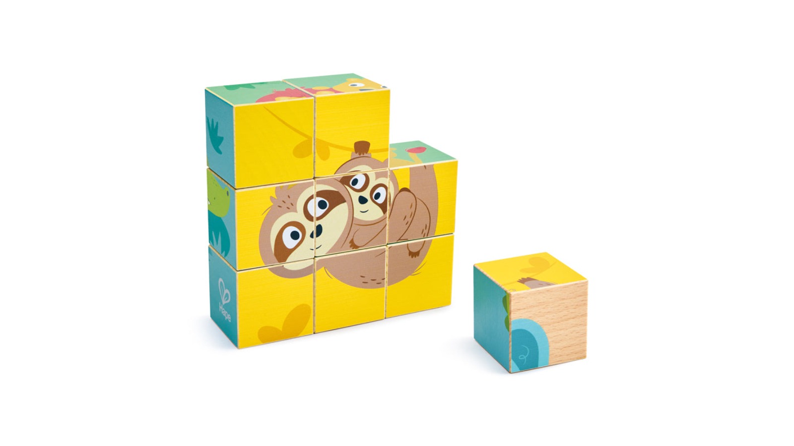 Hape Wild Wooden Blocks Puzzle