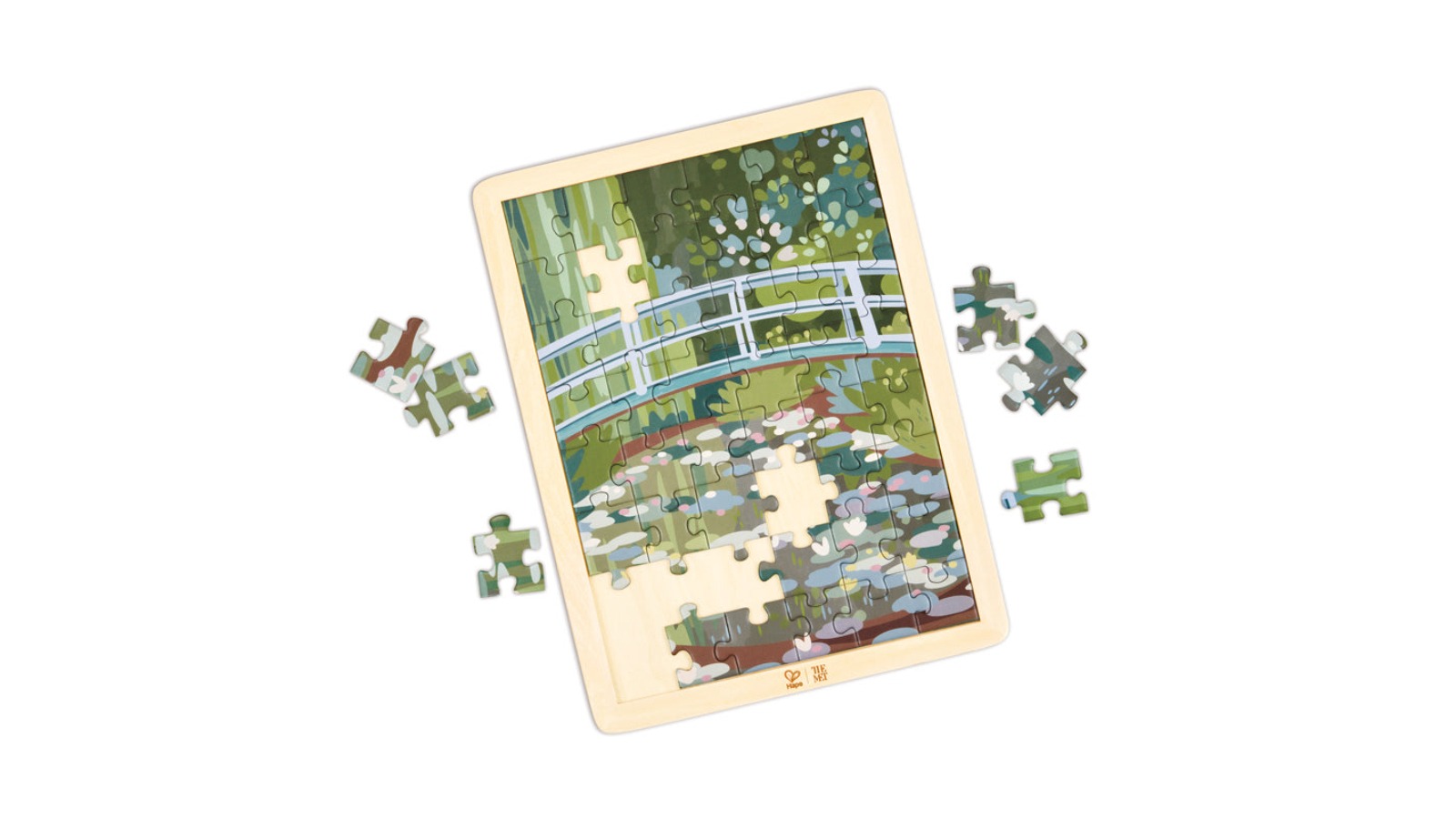 Hape Monet Water-Lily Garden Puzzle