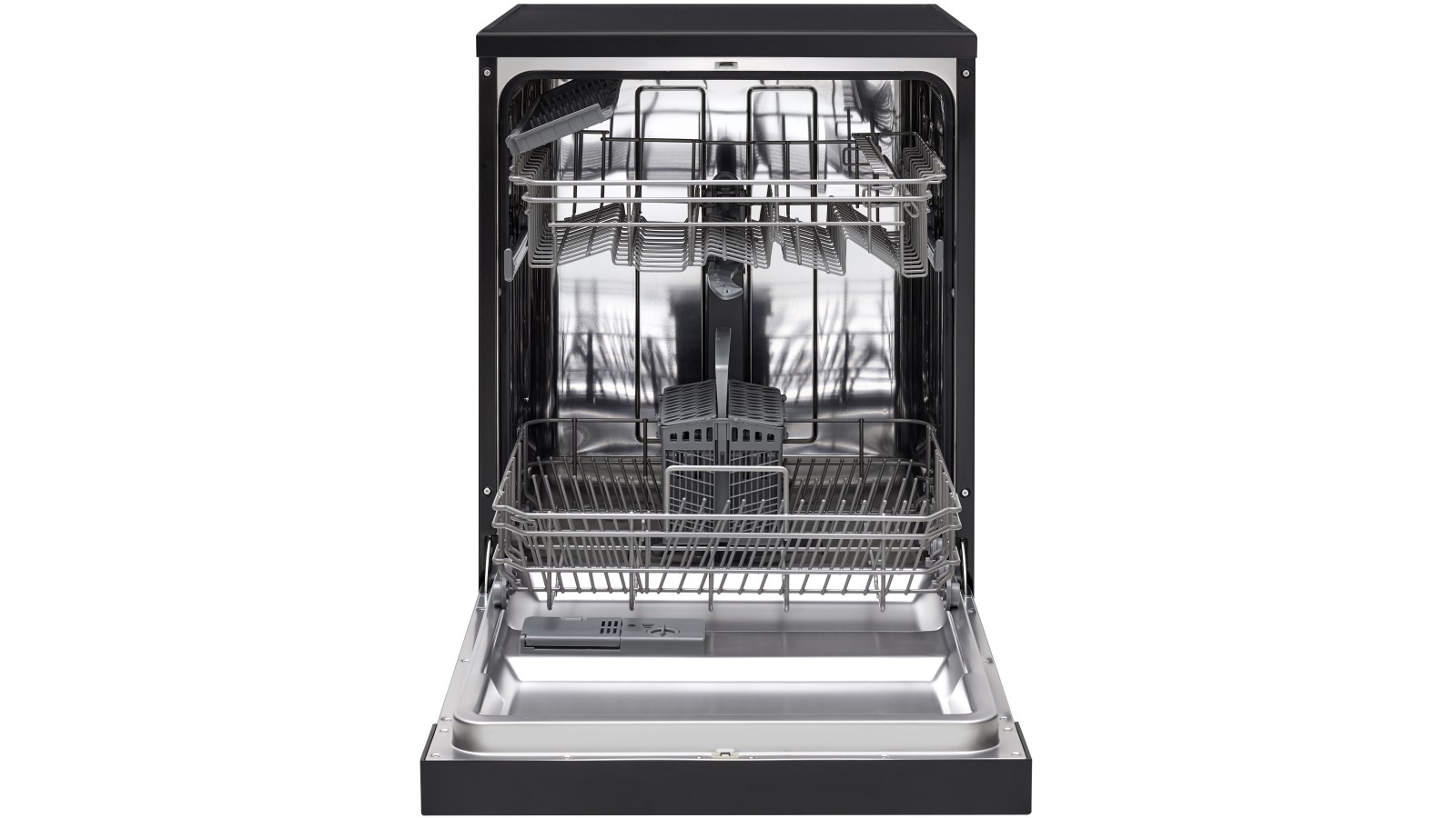 Euromaid Eclipse 60cm 14 Place Setting Freestanding Dishwasher Black