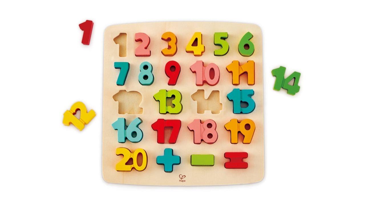 Hape Chunky Number Math Puzzle