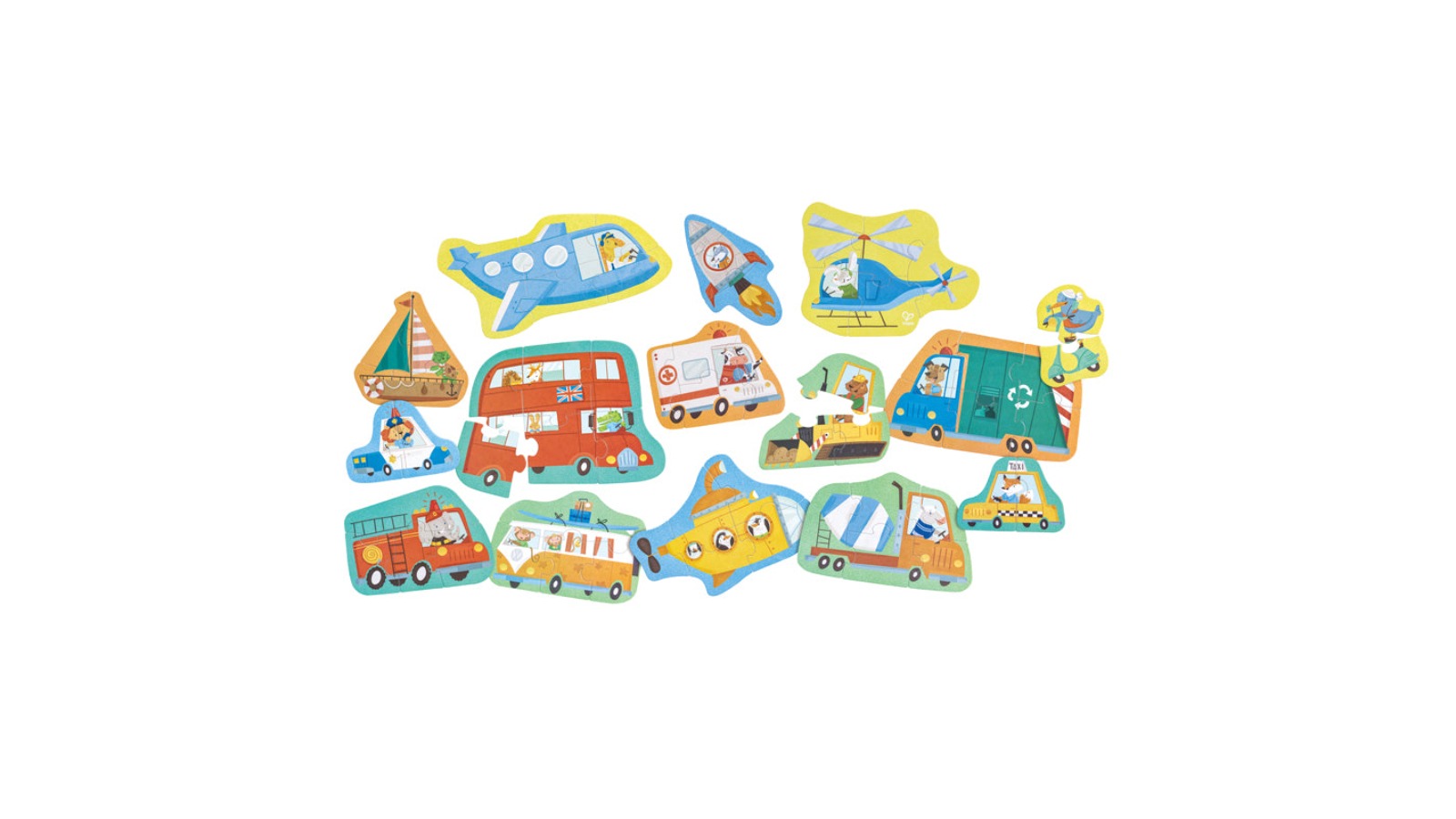 Hape Wheels and Wonders Puzzle