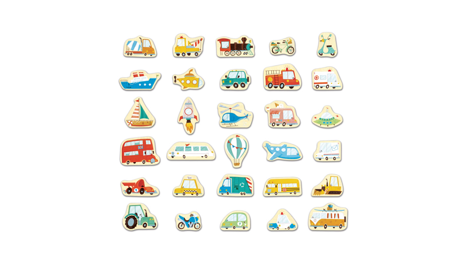 Hape Magnetic Vehicles Set