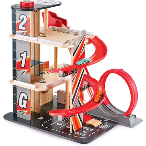 Hape Gearhead Stunt Garage
