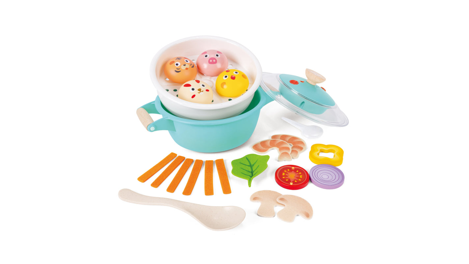 Hape Little Chef Cooking and Steam Playset Plus