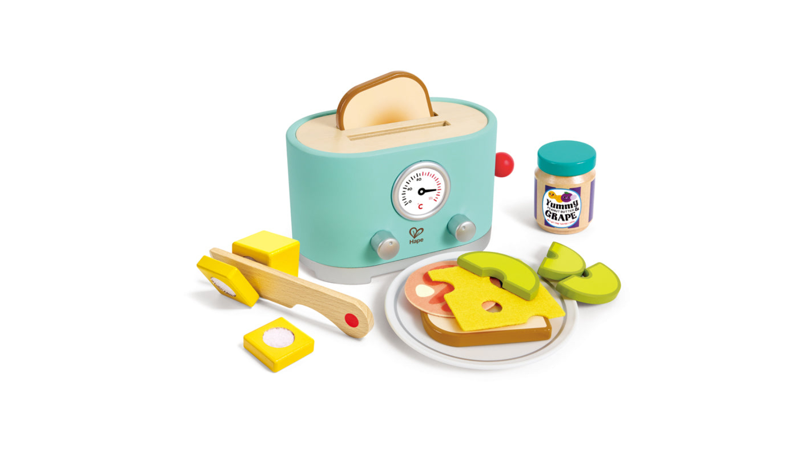 Hape Ding and Pop-Up Toaster