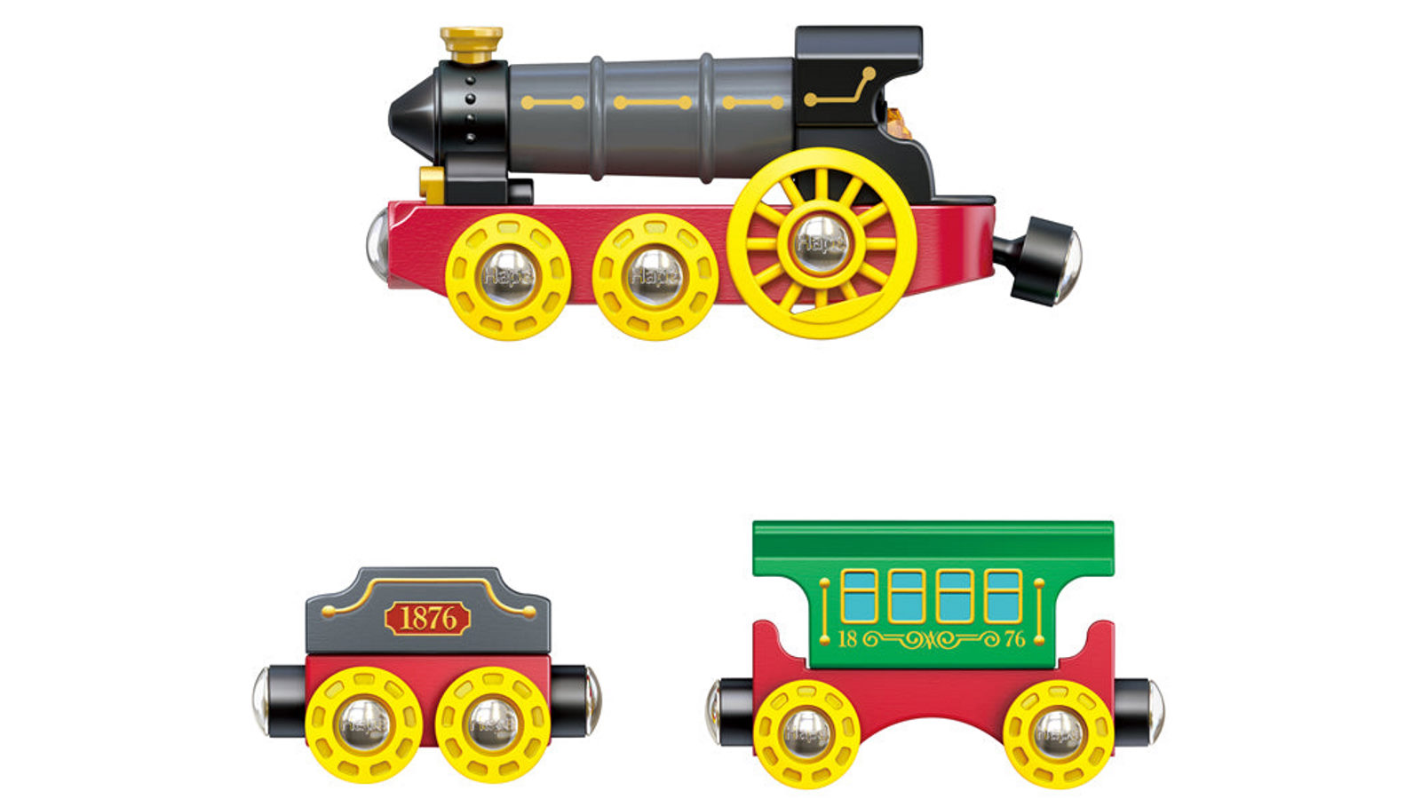 Hape Retro Steam Train with Lights and Sounds